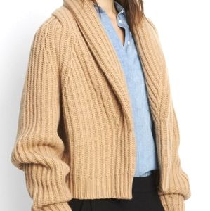 Vince Wool Cashmere Cropped Cardigan